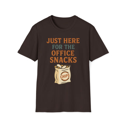 Just Here For The Office Snacks T-Shirt
