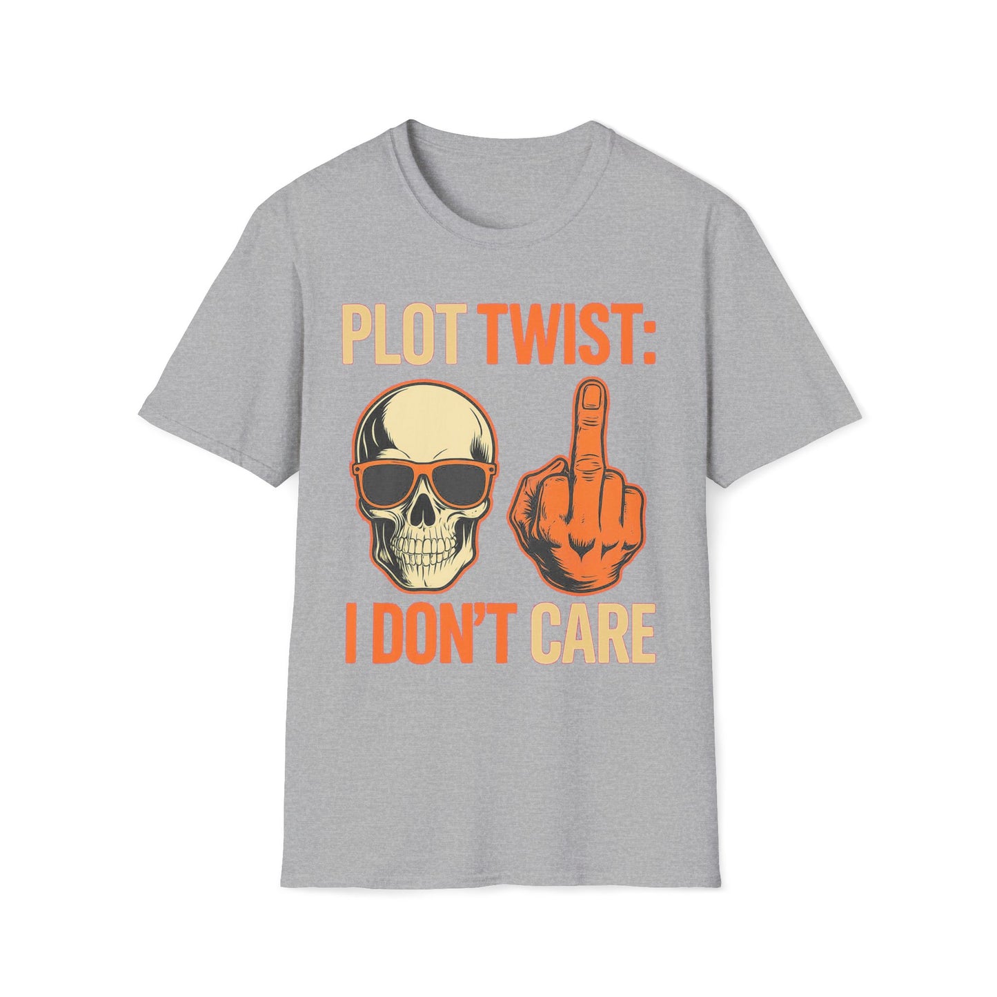 Apathetic Skeleton Doesn't Care T-Shirt