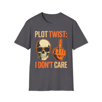 Apathetic Skeleton Doesn't Care T-Shirt