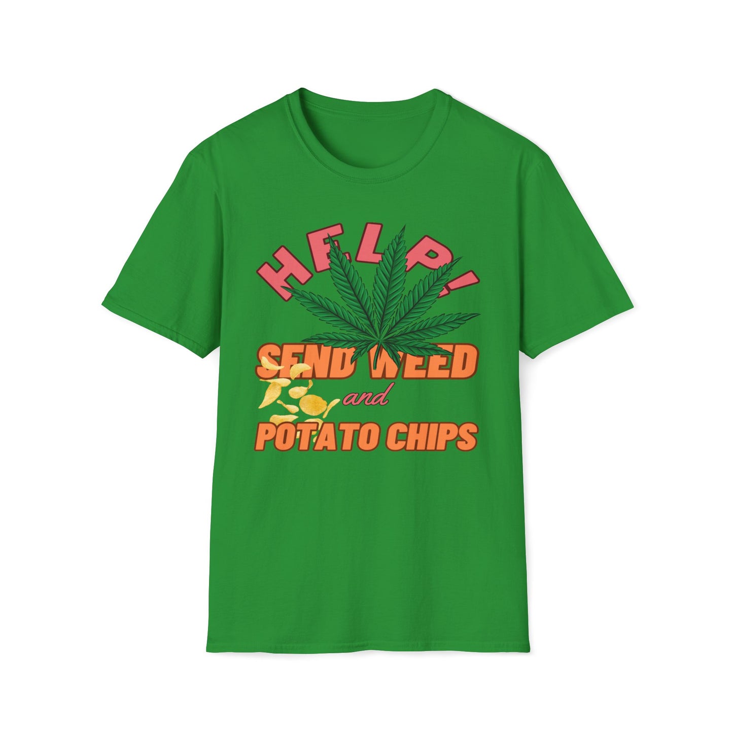 Help! Send Weed and Potato Chips T-Shirt