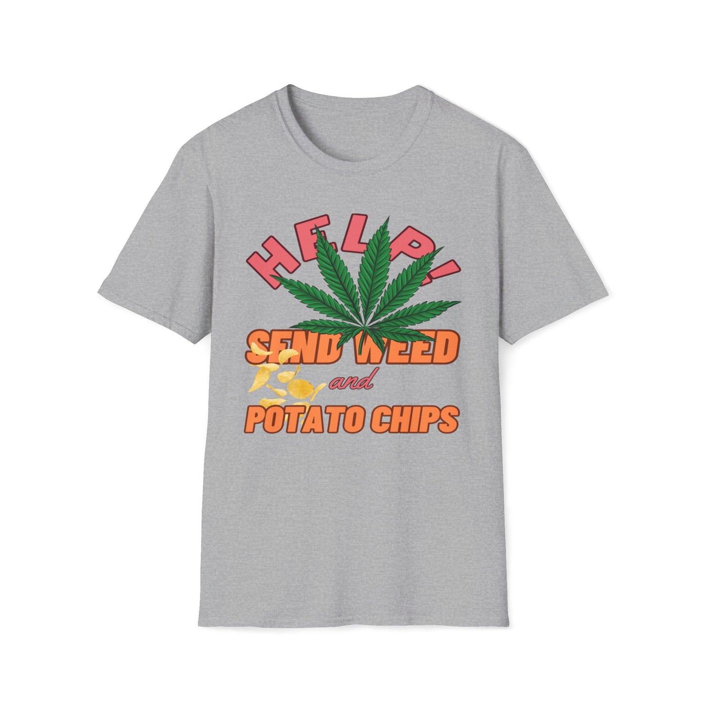 Help! Send Weed and Potato Chips T-Shirt