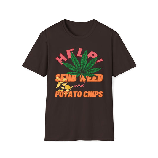 Help! Send Weed and Potato Chips T-Shirt